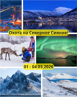 Тур Охота на Северное Сияние