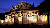 Ночной вид на Дворец Сан-Суси (Sanssouci Palace), Потсдам